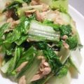 クックYV36GM☆'s cooksnap of when they made 超超簡単　しろ菜とツナの炒め煮.