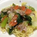 ☆ハルモカママ☆'s cooksnap of when they made 焦げ目が美味しい♪あんかけ焼きそば.