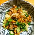 pnkdiamond's cooksnap of when they made 小松菜、オクラの納豆和え.