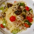 づぃんこ's cooksnap of when they made さんまと葱のスパゲティ.