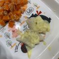 ポメちょん's cooksnap of when they made 離乳食に♪鱈のチーズ乗せ〜もぐもぐ☆.