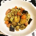 ♪りぼん♪'s cooksnap of when they made ナスとじゃがいものサブジ風.