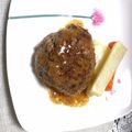 ながぴー♧'s cooksnap of when they made 簡単 和風煮込みハンバーグ.