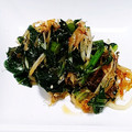 にーにやー's cooksnap of when they made 大根菜ともやしの旨々炒め.