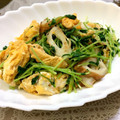 オウジリリノエ's cooksnap of when they made 豆苗とちくわの玉子炒め♪.