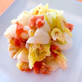 ☆３匹の子ぶた☆'s cooksnap of when they made 白菜の梅干しマヨネーズ和え.