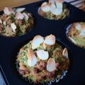 tsunamon's cooksnap of when they made 抹茶小豆のヴィーガンマフィン.