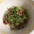 なみか☆'s cooksnap of when they made 豆苗とカニカマのごまポン炒め.