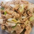 あたりめっこ's cooksnap of when they made 舞茸バター醤油で鶏肉と長ネギのソテー♪.