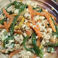 ひな☆☆みー's cooksnap of when they made 簡単★にんじんとピーマンのツナと卵炒め.