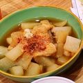 ヒ～ロ's cooksnap of when they made 大根と揚げの優しい煮物.