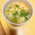 クックX4J6HM☆'s cooksnap of when they made 美味！簡単！卵と長ネギの中華スープ.