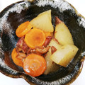 sun9mama's cooksnap of when they made やきとり缶で大根の煮物♪.