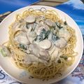 クック859EPI☆'s cooksnap of when they made 簡単！クリームパスタ 生クリーム不使用.
