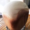 こいこいまつり's cooksnap of when they made ♥ふわ×②生クリーム食パン ♥HB使用.