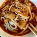Q1023かんなママ's cooksnap of when they made 簡単！早い！あんかけ卵キムチうどん.