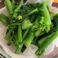 美味しいご飯が大好き's cooksnap of when they made ☘菜の花・からし菜の塩茹で☘.