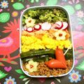 komutatata's cooksnap of when they made キュウリと梅の可愛いお花✿.