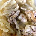 achanuha's cooksnap of when they made 　*大根と豚バラのあっさりｺﾝｿﾒ煮*.