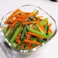 園児先輩's cooksnap of when they made 簡単１品♡小松菜と人参のツナ炒め.
