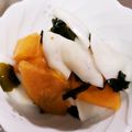あちゃパンケーキ's cooksnap of when they made 箸休めに♪柿とかぶの紅白なます.