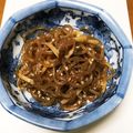 水玉ぱじゃま's cooksnap of when they made 糸こんにゃくと生姜の炒り煮.