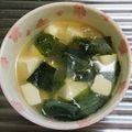 もぐ・ω・くま's cooksnap of when they made 中華風！？豆腐とわかめのスープ☆彡.