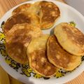 ポメちょん's cooksnap of when they made 離乳食中期〜後期☆バナナパンケーキタワー.
