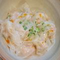 homyu's cooksnap of when they made はんぺんと海老のつるりん水餃子.