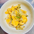 ふじもん☺'s cooksnap of when they made レタス卵マヨ炒め.