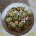 紅茶とチーズケーキ's cooksnap of when they made 新玉ネギとちくわの和風サラダ.