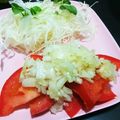 ヒロぴ～'s cooksnap of when they made 冷やしトマト★簡単玉ねぎドレッシングのせ.