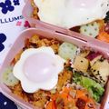 928るびすけ☆☆'s cooksnap of when they made 焦がしにんにくのキムチチャーハン.