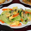 mielle's cooksnap of when they made 低糖質☆青梗菜の卵炒め.