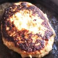 miyu1812's cooksnap of when they made 鶏胸肉でふんわり照り焼きハンバーグ.