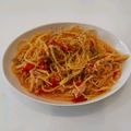 クック5Z9MH6☆'s cooksnap of when they made ｍレンジで！カッテージとツナトマトパスタ.