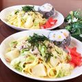 キョーマキ's cooksnap of when they made キャベツとじゃが芋のつゆマヨスパ♪.