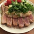 まめぽよん's cooksnap of when they made マグロのカツ おろしぽん酢.