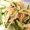 くりーむぱん丸's cooksnap of when they made 鶏むね肉ともやしのスイートチリ和え.