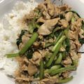 花柄エプロン's cooksnap of when they made ワインに合う♪豚肉と小松菜オイスター炒め.