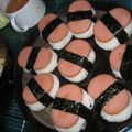 上野食堂's cooksnap of when they made コンビニ風？ソーセージおにぎり.