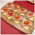 クックエリー's cooksnap of when they made 生ハムとチーズのクラッカー♪.