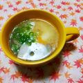 ﾁｲﾁｬﾝﾏﾏ's cooksnap of when they made もずくと温泉卵のスープ.