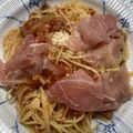 クックXUGJ7O☆'s cooksnap of when they made きのことハムのトマトソースパスタ.