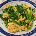 姉妹Ｍa's cooksnap of when they made 小松菜と卵の炒め物.