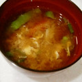 ケンチャナヨ～'s cooksnap of when they made 里芋とにんじんのかき玉味噌汁.