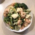 okayu_uzzz's cooksnap of when they made ブロッコリーとえびとゆで卵のサラダ♪.