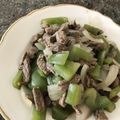 ☆tomo_☆'s cooksnap of when they made 牛肉とピーマンのさっぱりレモン炒め♪.