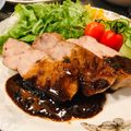 わか★'s cooksnap of when they made ワインに合う♪ローストビーフ 葡萄ソース.
