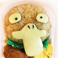 わらびもっちー's cooksnap of when they made キャラ弁 ポケモン コダック.